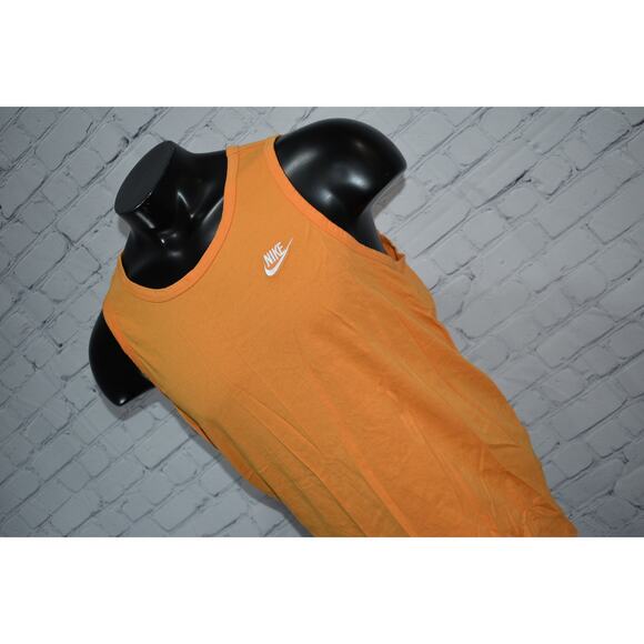 Nike Gym Shirt Tanktop Mens Size XL Performance Orange Basketball Workout - Picture 1 of 6